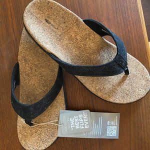 Sole Orthotic Flip Flops with Mouldable Cork Footbed